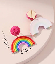 Load image into Gallery viewer, Rainbow Drop Earrings
