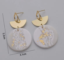 Load image into Gallery viewer, Polymer Clay Dangle Earrings