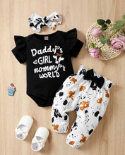 Load image into Gallery viewer, Adorable Baby Girls Cow Print Outfit - Shameca Sweet Thangs
