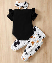 Load image into Gallery viewer, Adorable Baby Girls Cow Print Outfit - Shameca Sweet Thangs