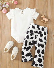Load image into Gallery viewer, Baby Girls Cow Print Set - Shameca Sweet Thangs