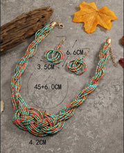 Load image into Gallery viewer, Beaded Necklace and Earring Set - Shameca Sweet Thangs