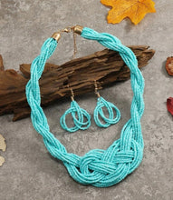 Load image into Gallery viewer, Beaded Necklace and Earring Set - Shameca Sweet Thangs