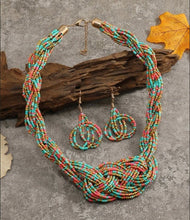 Load image into Gallery viewer, Beaded Necklace and Earring Set - Shameca Sweet Thangs