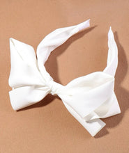 Load image into Gallery viewer, Big Bow Headband White - Shameca Sweet Thangs