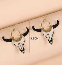 Load image into Gallery viewer, Cattle Head Drop Earrings - Shameca Sweet Thangs