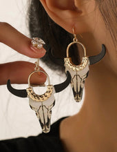 Load image into Gallery viewer, Cattle Head Drop Earrings - Shameca Sweet Thangs