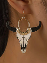 Load image into Gallery viewer, Cattle Head Drop Earrings - Shameca Sweet Thangs