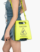 Load image into Gallery viewer, Caution Design Purse - Shameca Sweet Thangs