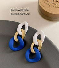 Load image into Gallery viewer, Color Block Chain Earring - Shameca Sweet Thangs