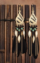Load image into Gallery viewer, Feathered Dangle Earrings - Shameca Sweet Thangs