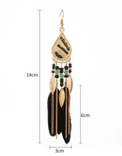 Load image into Gallery viewer, Feathered Dangle Earrings - Shameca Sweet Thangs