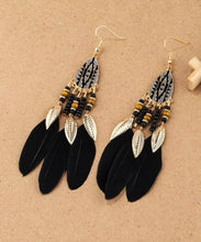 Load image into Gallery viewer, Feathered Dangle Earrings - Shameca Sweet Thangs