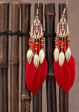 Load image into Gallery viewer, Feathered Dangle Earrings - Shameca Sweet Thangs