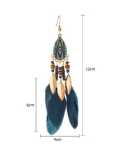 Load image into Gallery viewer, Feathered Dangle Earrings - Shameca Sweet Thangs