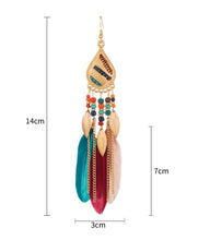 Load image into Gallery viewer, Feathered Dangle Earrings - Shameca Sweet Thangs