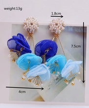 Load image into Gallery viewer, Flower Faux Pearl Drop Earrings - Shameca Sweet Thangs