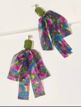 Load image into Gallery viewer, Flower Scarf Earrings - Shameca Sweet Thangs