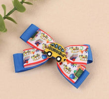 Load image into Gallery viewer, Girls ABC's Big Bow Hair Clips - Shameca Sweet Thangs
