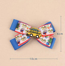 Load image into Gallery viewer, Girls ABC's Big Bow Hair Clips - Shameca Sweet Thangs