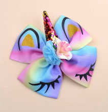 Load image into Gallery viewer, Girls Unicorn Hair Clip Big Bow - Shameca Sweet Thangs