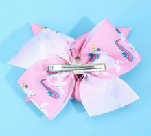 Load image into Gallery viewer, Girls Unicorn Hair Clip Big Bow - Shameca Sweet Thangs