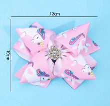 Load image into Gallery viewer, Girls Unicorn Hair Clip Big Bow - Shameca Sweet Thangs