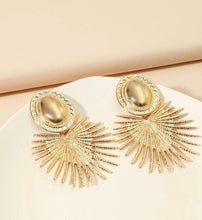 Load image into Gallery viewer, Gold Spear Statement Earrings - Shameca Sweet Thangs