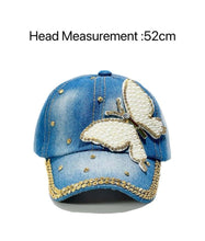 Load image into Gallery viewer, Kids Rhinestone Butterfly Hat - Shameca Sweet Thangs