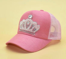 Load image into Gallery viewer, Kids Rhinestone Crown Hat - Shameca Sweet Thangs