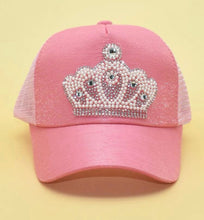 Load image into Gallery viewer, Kids Rhinestone Crown Hat - Shameca Sweet Thangs