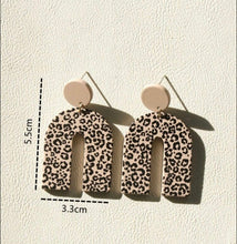 Load image into Gallery viewer, Leopard Print Drop Earrings - Shameca Sweet Thangs