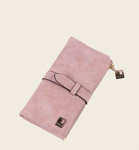 Load image into Gallery viewer, Pink Suede Wallet - Shameca Sweet Thangs