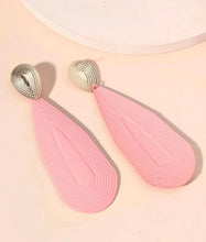 Load image into Gallery viewer, Pink Water Drop Statement Earrings - Shameca Sweet Thangs