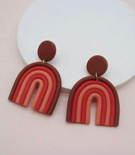 Load image into Gallery viewer, Rainbow Polymer Clay Earrings - Shameca Sweet Thangs