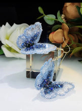 Load image into Gallery viewer, Rhinestone Butterfly Dangle Earrings - Shameca Sweet Thangs