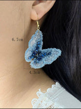 Load image into Gallery viewer, Rhinestone Butterfly Dangle Earrings - Shameca Sweet Thangs