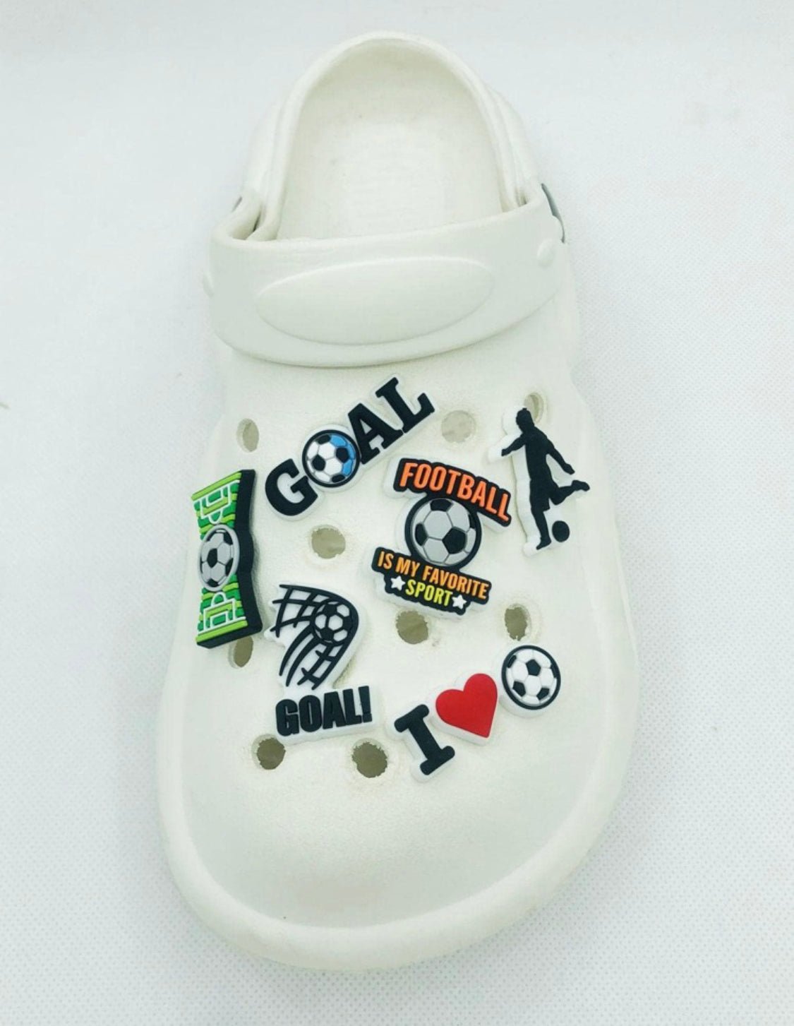 Croc on sale charms soccer