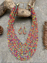 Load image into Gallery viewer, Statement Beaded Necklace Set - Shameca Sweet Thangs