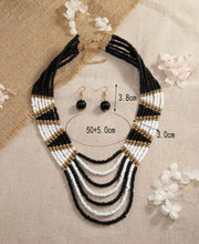 Load image into Gallery viewer, Statement Beaded Necklace Set - Shameca Sweet Thangs