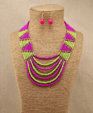 Load image into Gallery viewer, Statement Beaded Necklace Set - Shameca Sweet Thangs