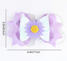 Load image into Gallery viewer, Sunflower Big Bow Hair Clip - Shameca Sweet Thangs