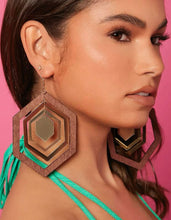Load image into Gallery viewer, Wooden Dangle Earrings - Shameca Sweet Thangs