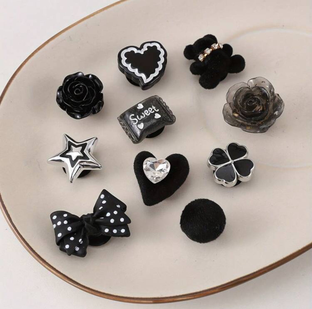 Bling Shoe Charms Set