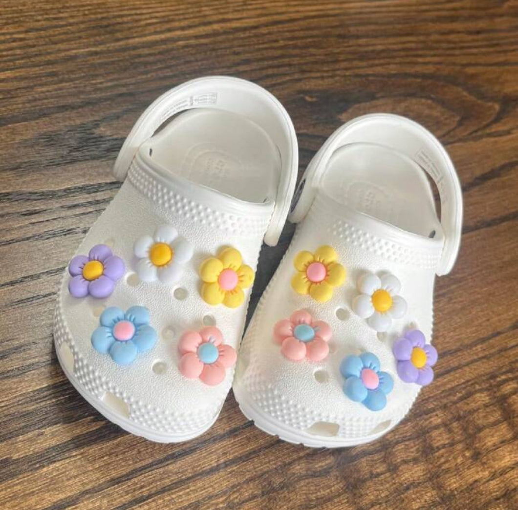 Flower Shoe Charms Set