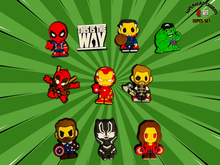 Load image into Gallery viewer, Superhero Shoe Charms
