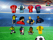 Load image into Gallery viewer, Soccer Charm Set
