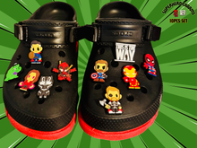Load image into Gallery viewer, Superhero Shoe Charms
