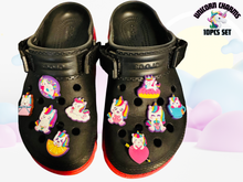 Load image into Gallery viewer, Unicorn Shoe Charms Set
