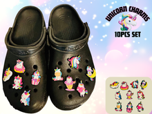 Load image into Gallery viewer, Unicorn Shoe Charm Set
